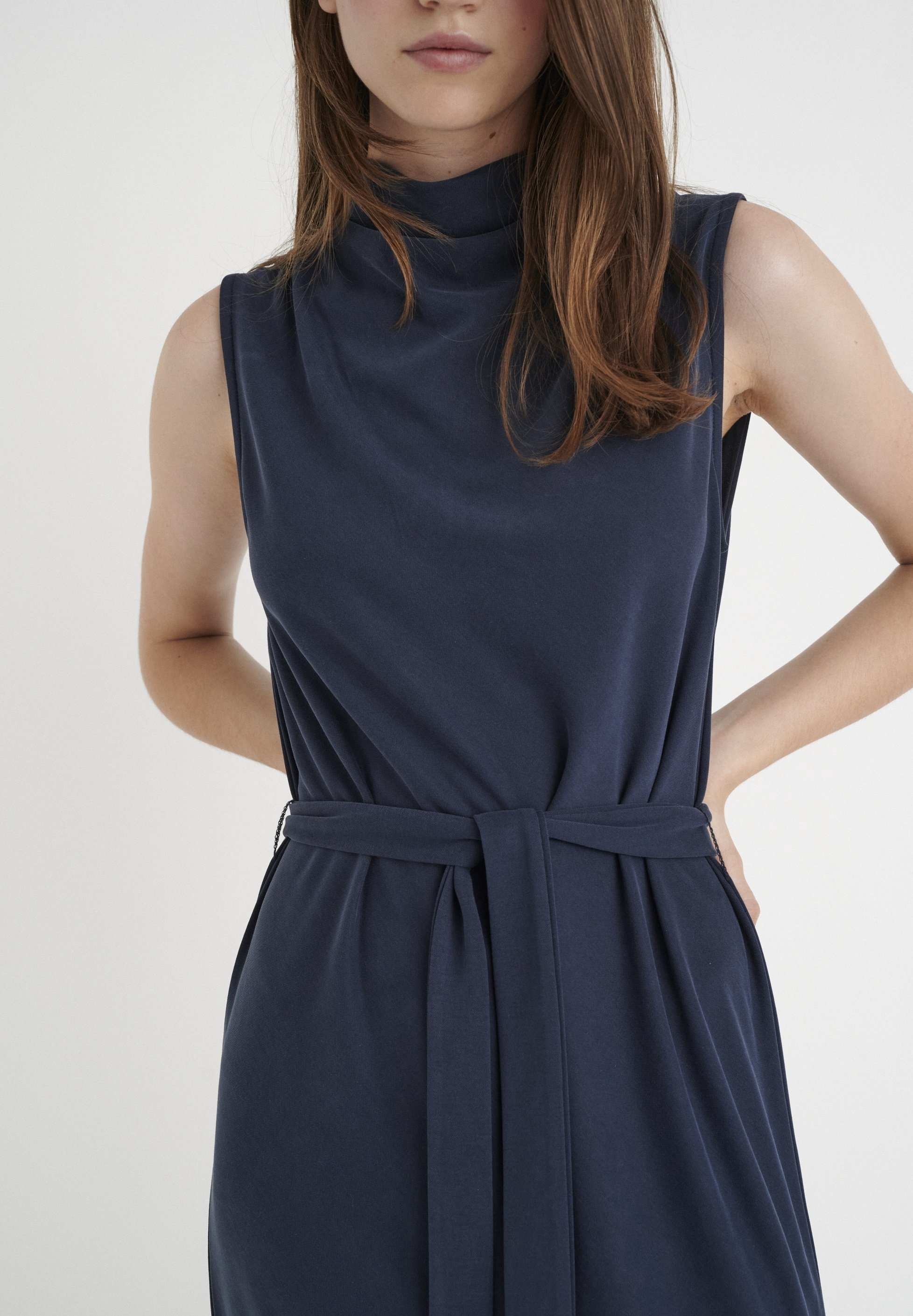 InWear Jerseykleid – meliertes Dunkelblau