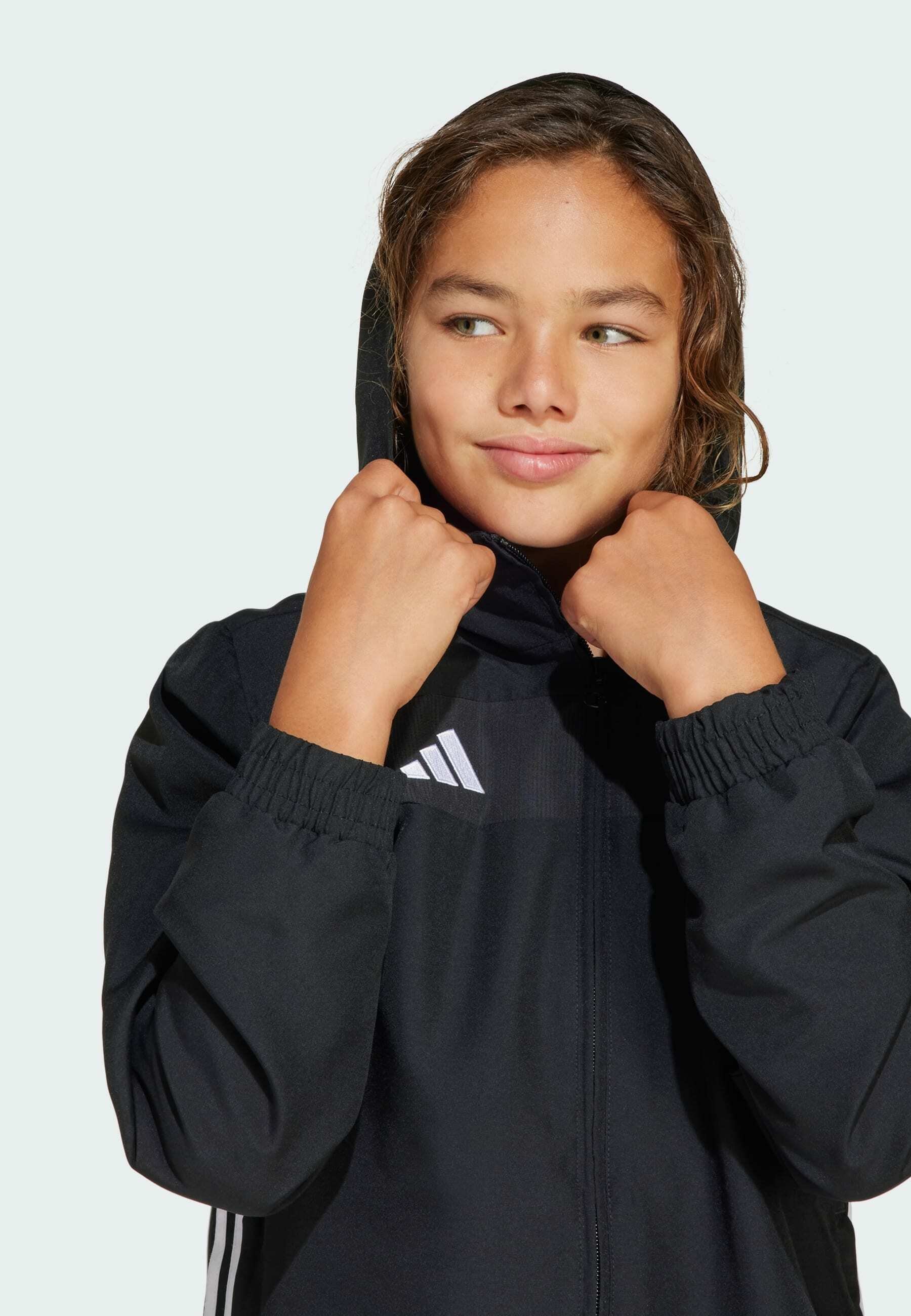 adidas Performance TIRO 25 ESSENTIALS WOVEN KIDS - Tréningová bunda - čierna/biela