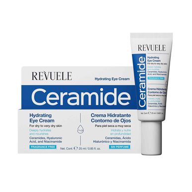 Revuele Ceramide -silmänympärysvoide kuivalle iholle, silmänympärysvoide hyaluronihapolla, 25 ml