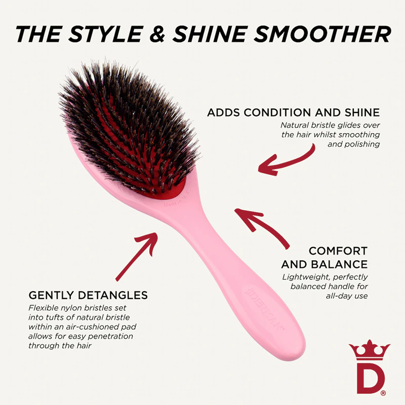 Denman Style D81M hrebeň na uhladenie vlasov Style and Shine Brush