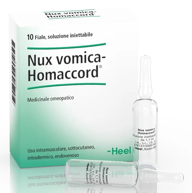 GUNA Guna Nux Vomica-Homaccord Remède homéopathique 10 flacons contre les violences sexuelles volontaires