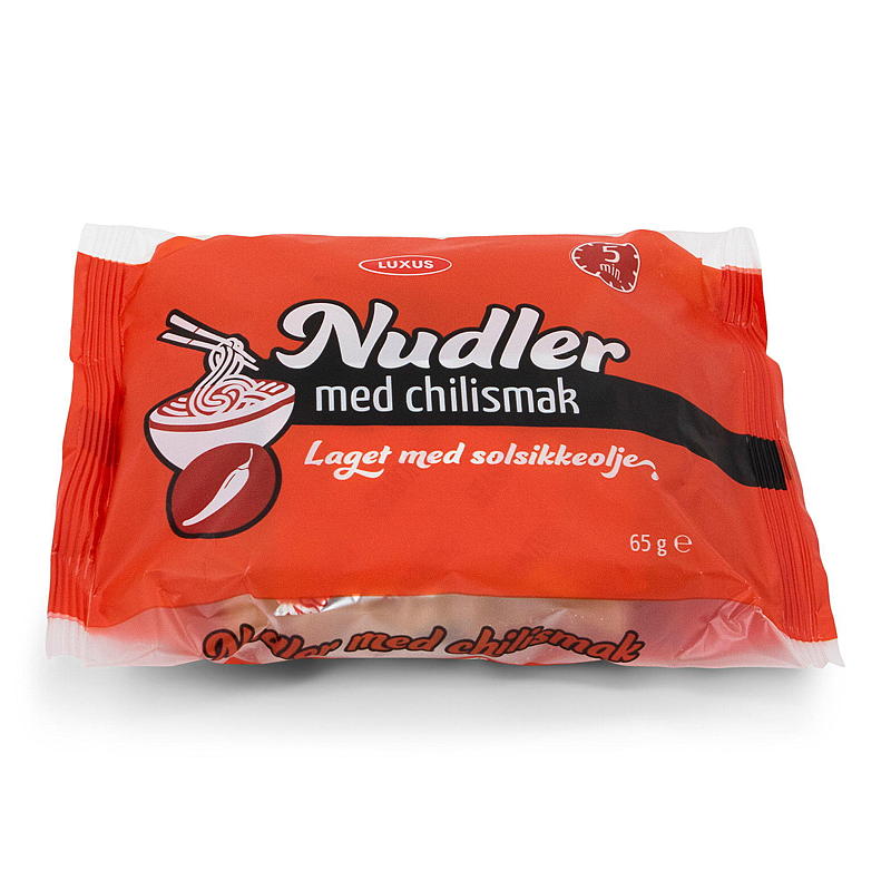 Fideos Luxus, paquete de 5 unidades, 325 g, con chile