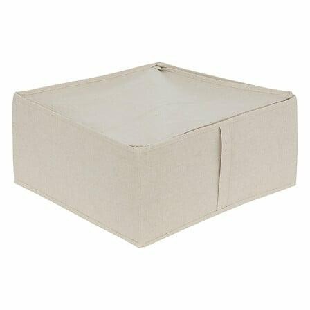 Torba do przechowywania dressy  beżowa 44,5 x 45,5 x 20 cm