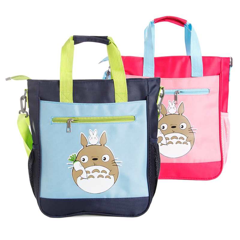 Dla dzieci Cartoon Totoro drukowania torebka chlopcy dziewczeta dzieci tornister torba samouczka torba tornistry Messenger torby szkolne Mochila prezent