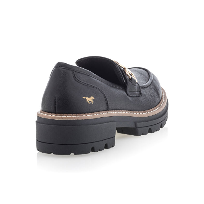 Svarta loafers/båtskor för kvinnor