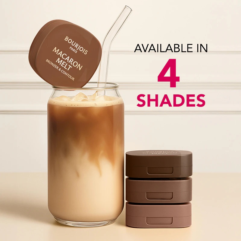 Bourjois Macaron Melt Bronzer & Contour 2-v-1 bronzer in puder za konturiranje