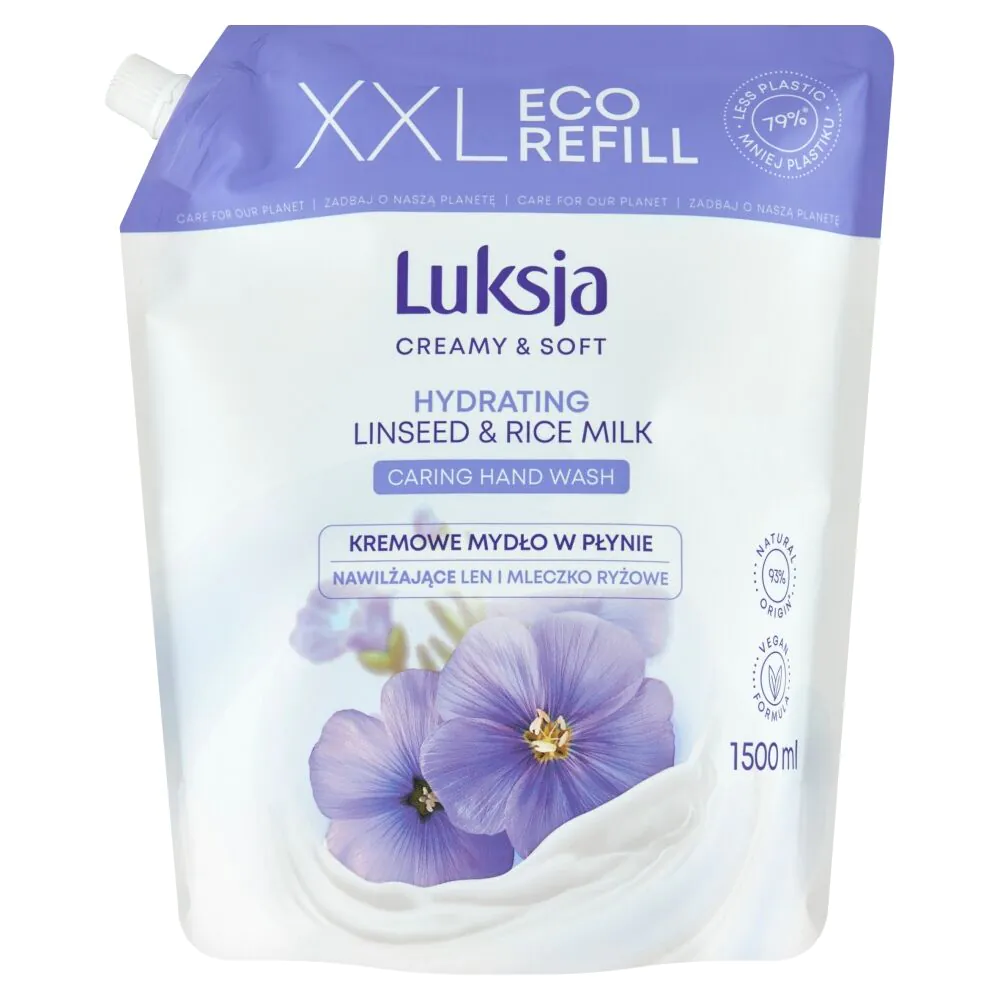 Luksja Mydło w płynie Linseed Zapas 1