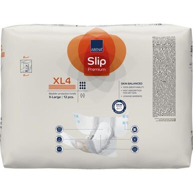 Abena Slip Premium High Performance Core X-Large Andningsbar Inkontinensblöja 12 enheter 12 enheter