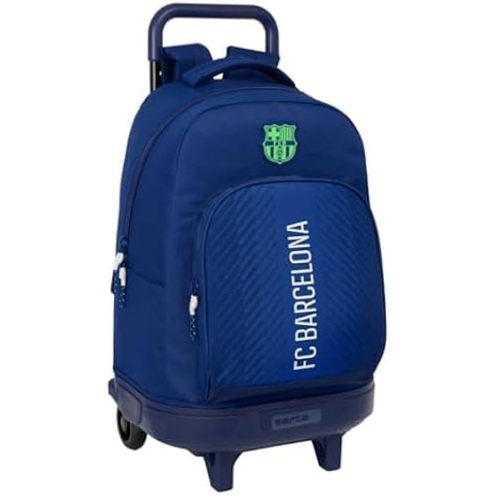 Mochila con ruedas - SAFTA - FC BARCELONA - Compacta - Desmontable - Infantil
