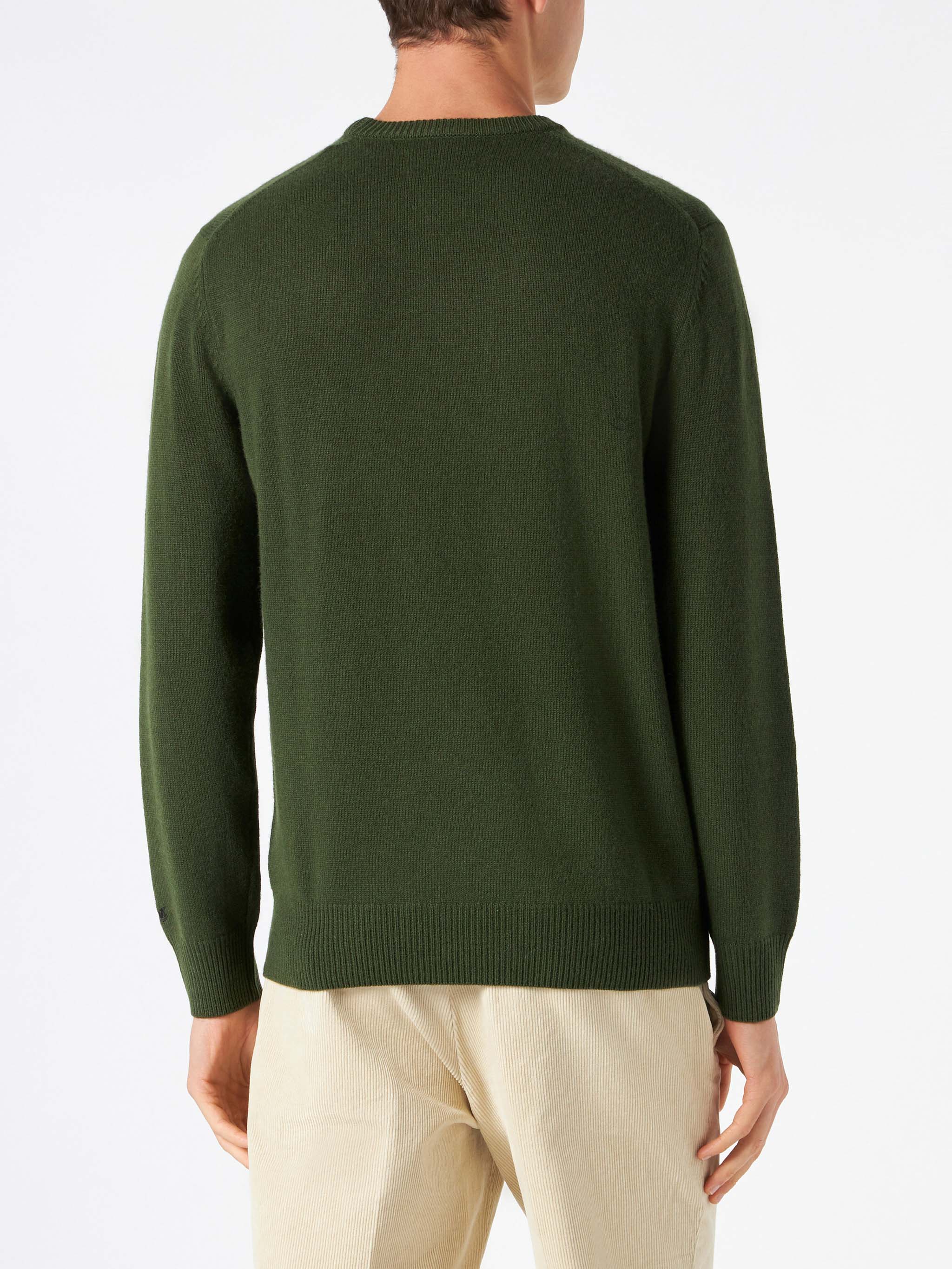 Herentrui in legergroen met Snoopy-print | SPECIALE EDITIE