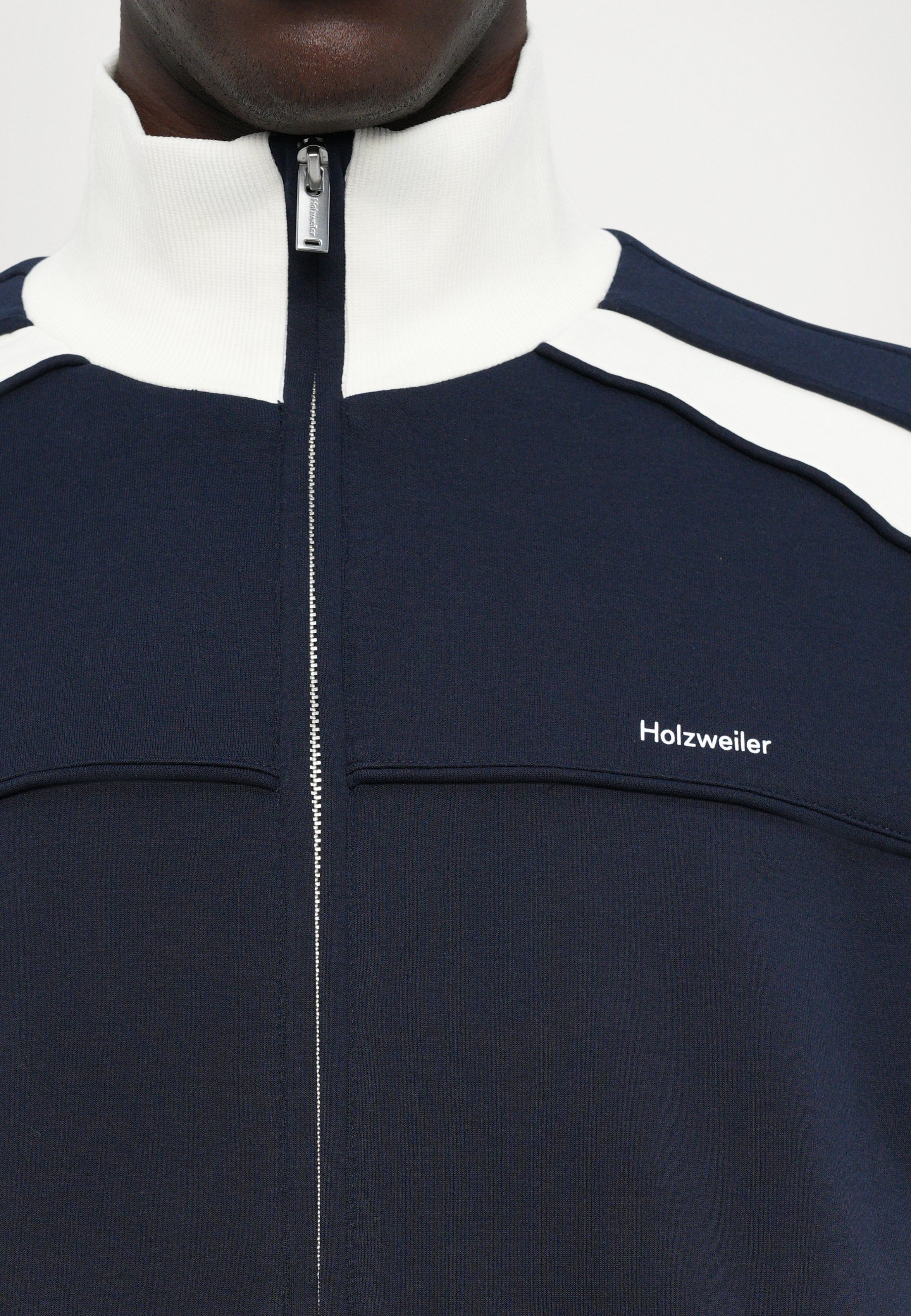 Holzweiler GINOLA JACKET - Felpa con zip - blu scuro
