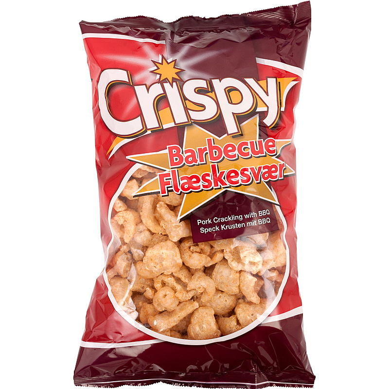 Krispigt fläsksvål 150 g/BBQ