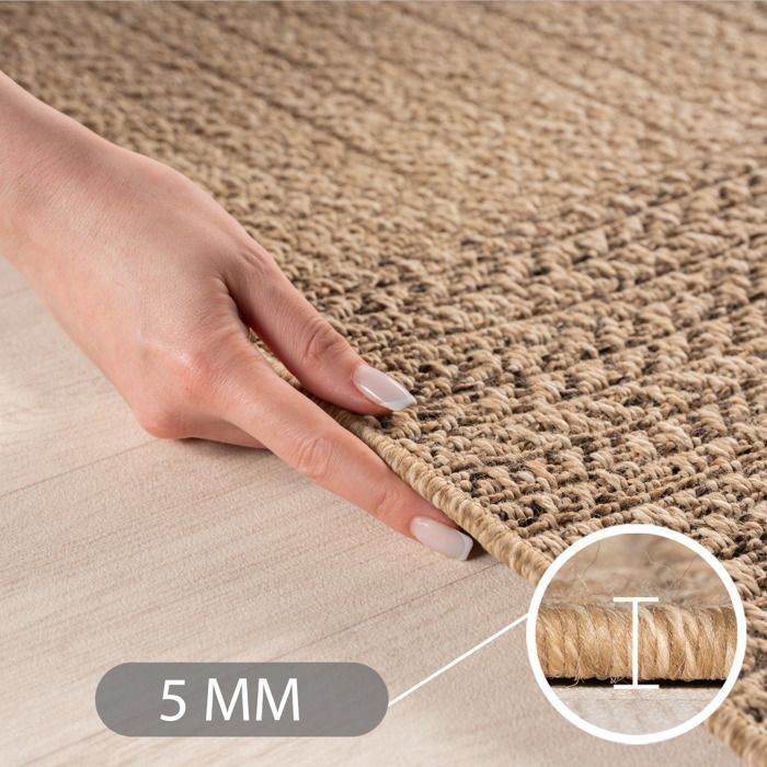 Alfombra SIMPEX para interiores y exteriores: ideal para salón, cocina, patio, jardín y balcón, 240 x 340 cm.