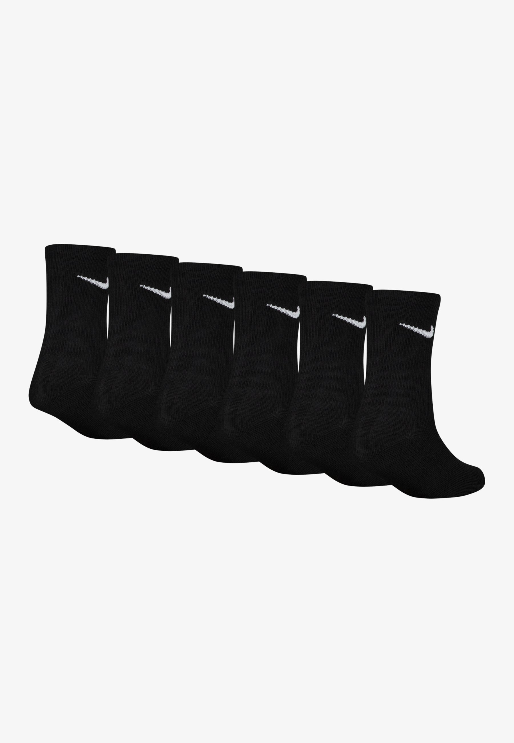 Nike Sportswear BASIC CREW 6 PACK - Calzini - neri