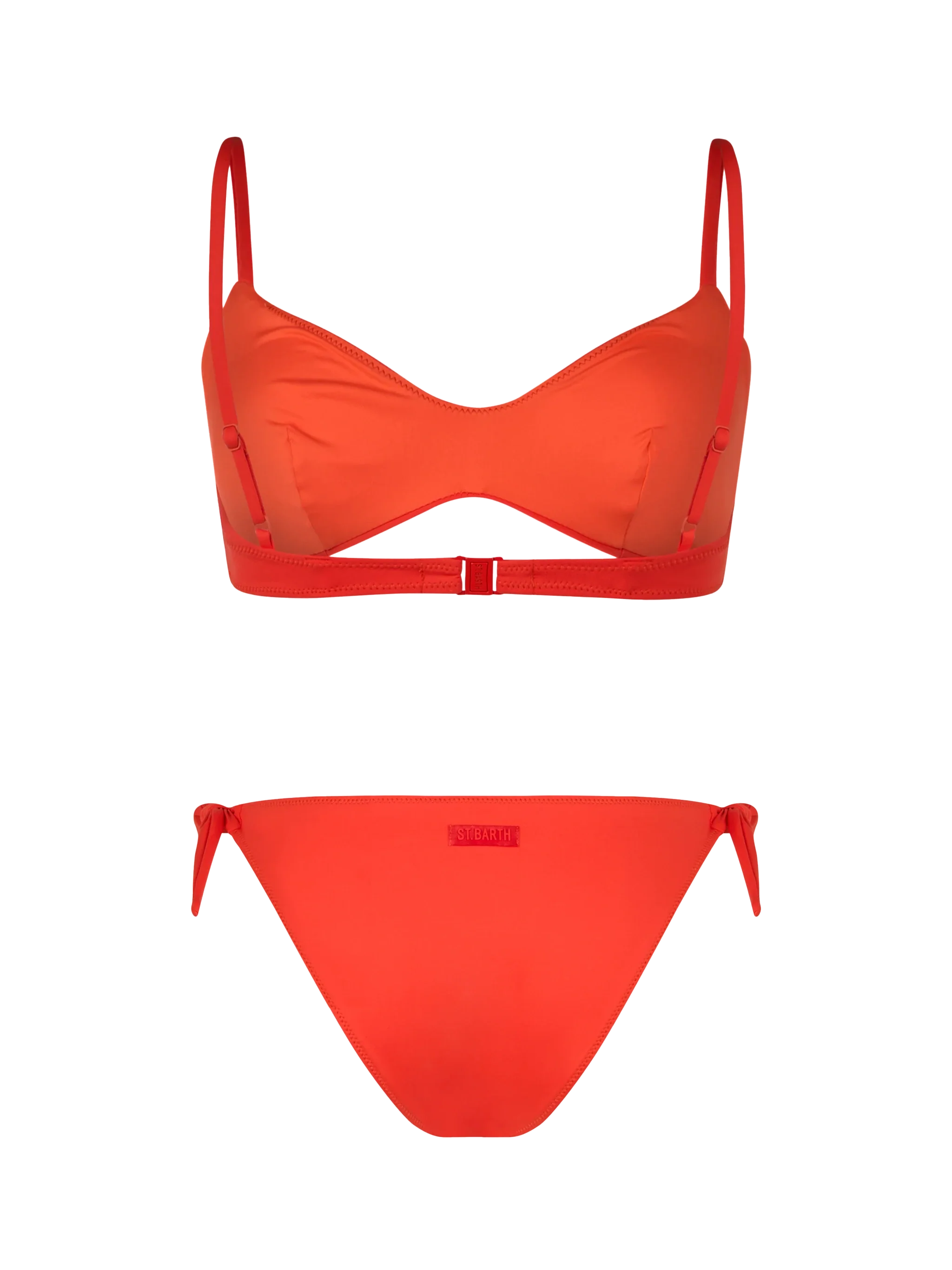 Oranje bralette bikini met V-hals voor dames van May Yali