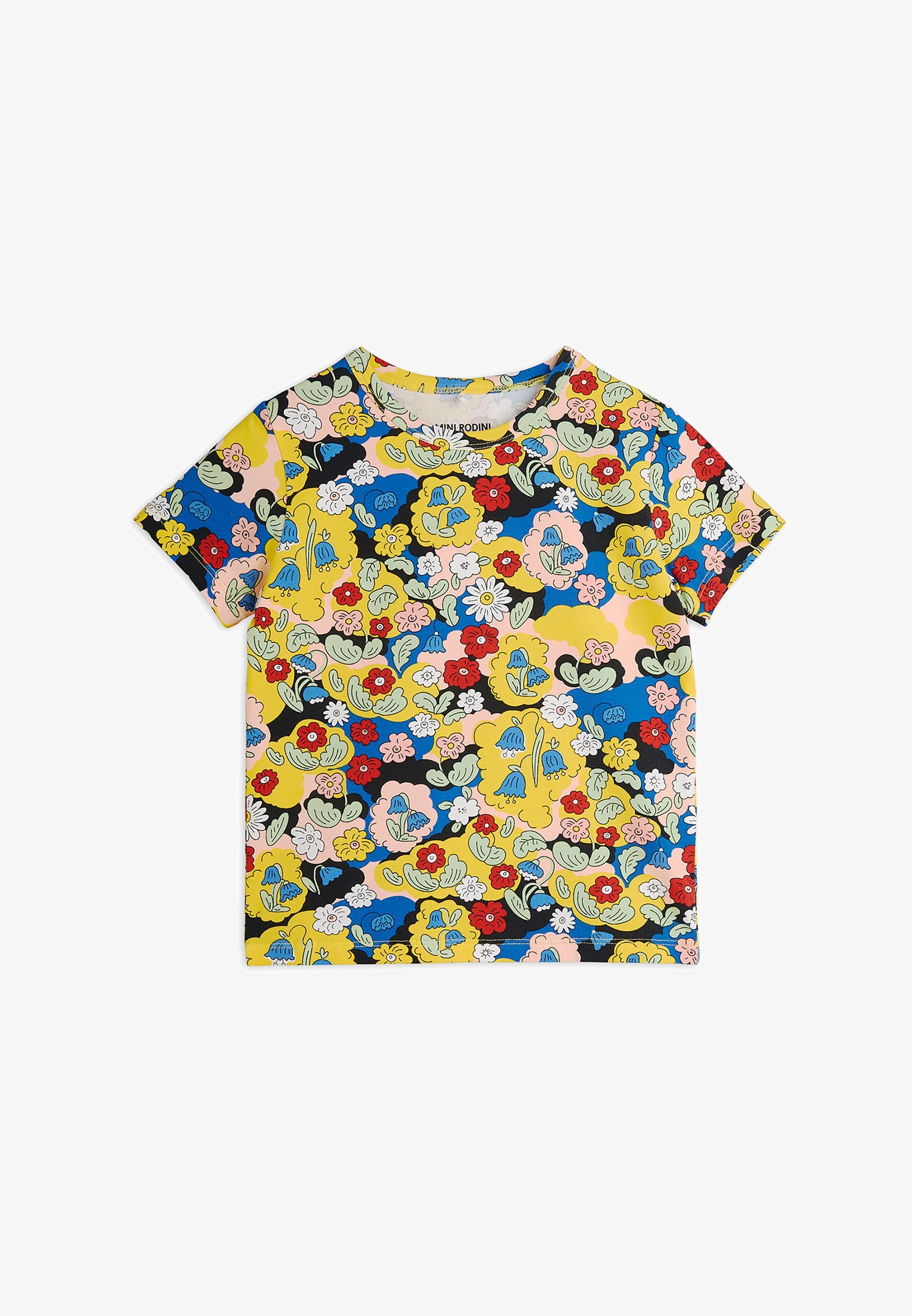 Mini Rodini T-shirt à fleurs unisexe - T-shirt imprimé - multicolore