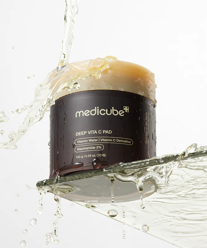 medicube Deep Vita C Pad -intensiivisesti elvyttävät tyynyt kirkastavalle ja silottavalle vaikutukselle