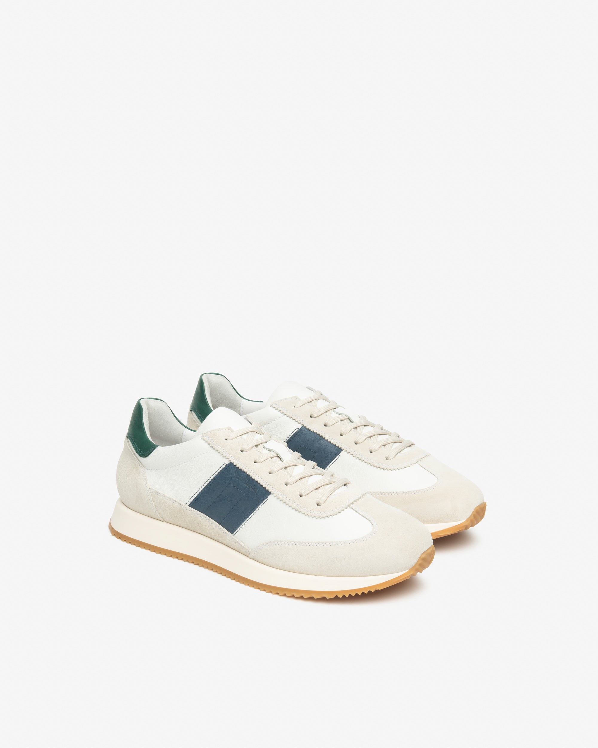 Herren-Sneaker aus Leder und Wildleder