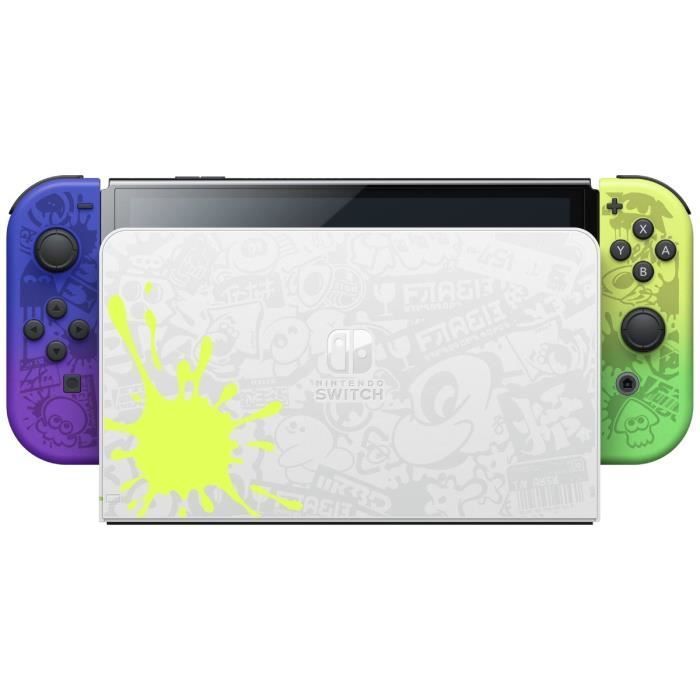 Console Nintendo Switch - Modèle OLED • Édition Limitée Splatoon 3