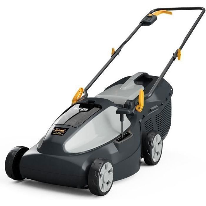 Cortacésped a batería - ALPINA AL1 3820 Li Kit - 38 cm - Incluye 2 baterías de 20 V y 4 Ah - Hasta 350 m²