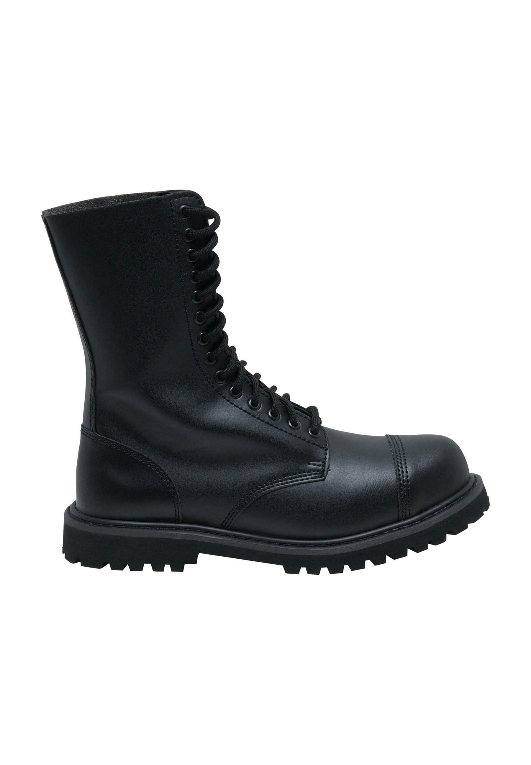 Brandit EYELET - Enkellaarsjes met vetersluiting - zwart