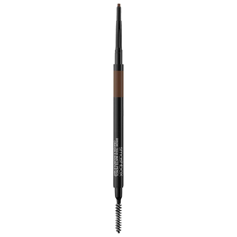 Creion și pensulă mată pentru sprâncene Brow Tech Brunette - Smashbox
