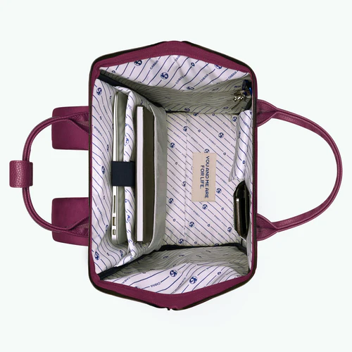 Cabaia Grote rugzak van Adventurer, mooie pruimkleur