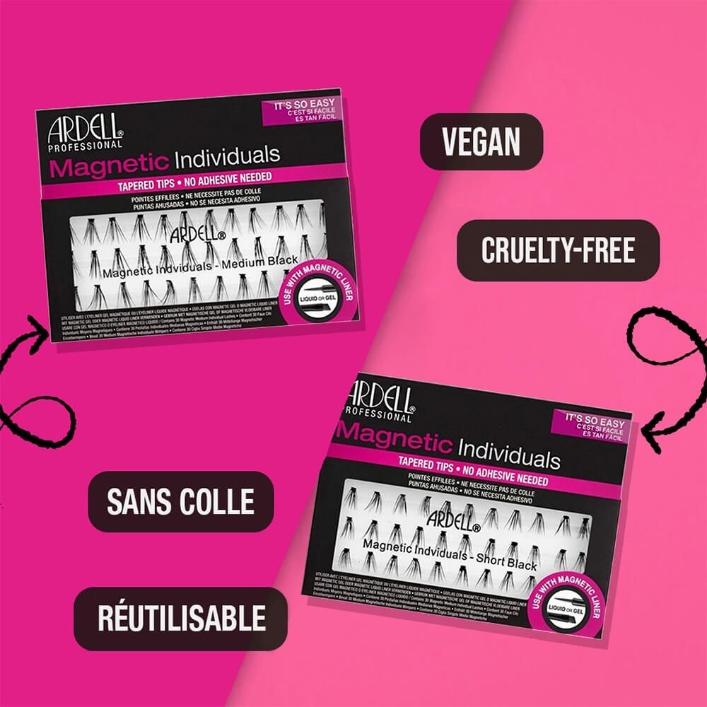 Ardell Faux Cils Magnetic individuel Medium