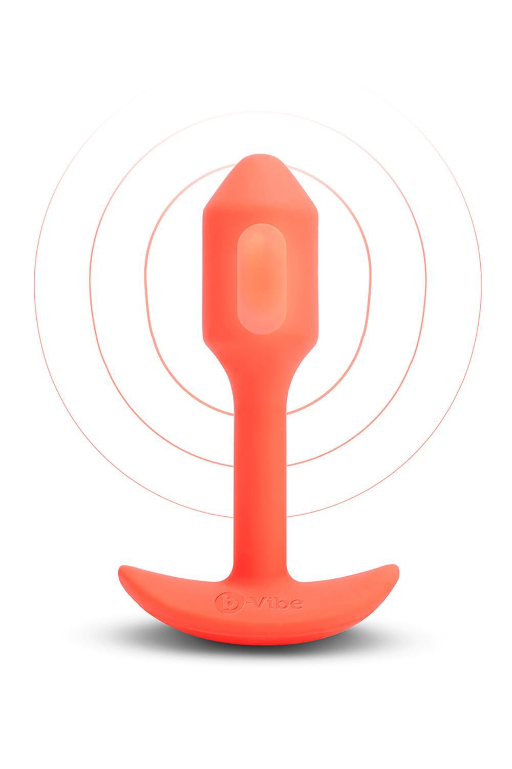 B-Vibe vibrējošais aizbāznis 1 oranžs