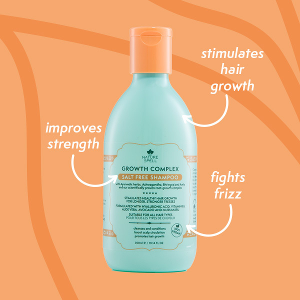 Șampon și balsam Nature Spell Growth Complex fără sare