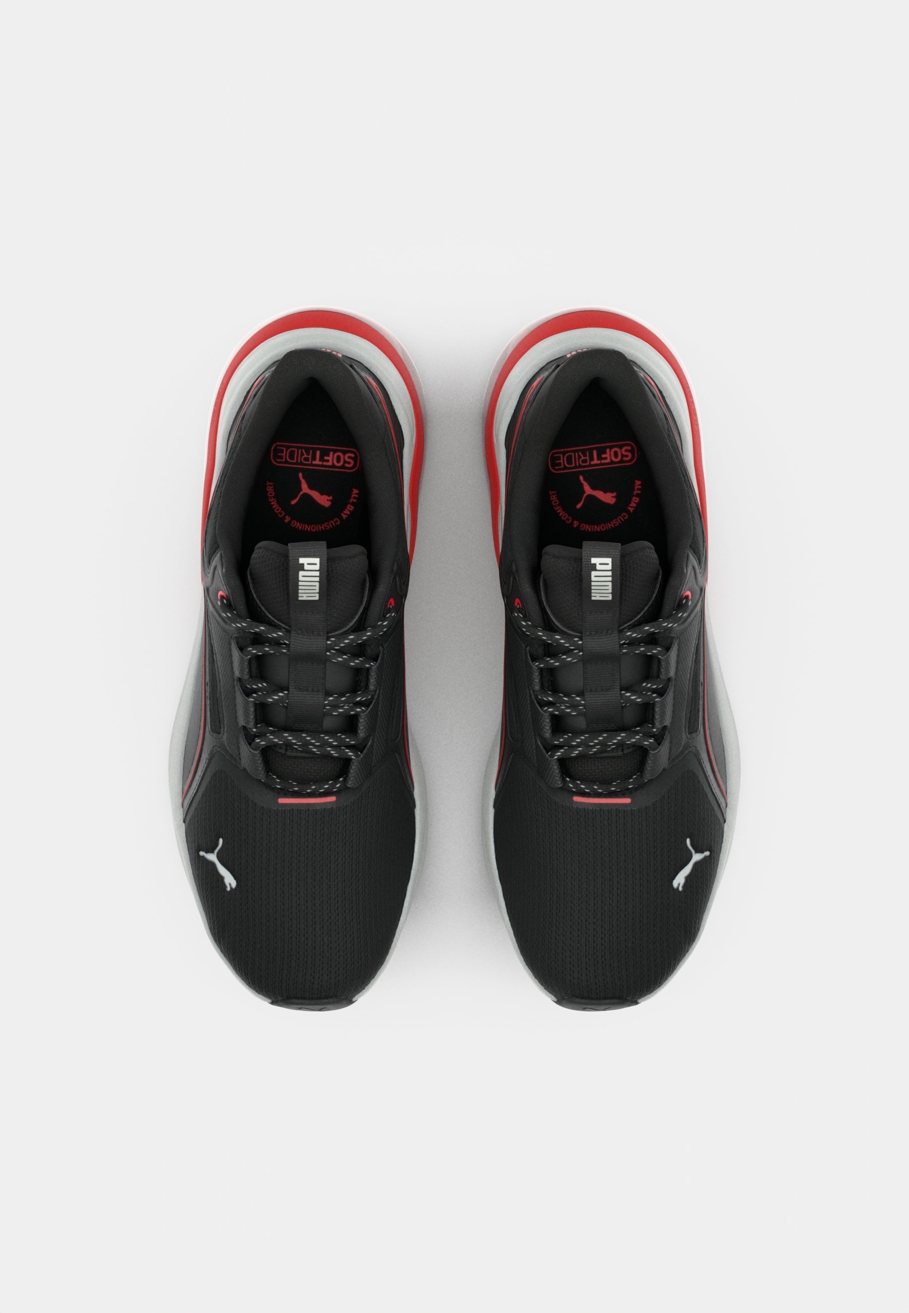 Puma CELL THRILL DASH UNISEX - Trainingsschoen - zwart/voor altijd rood