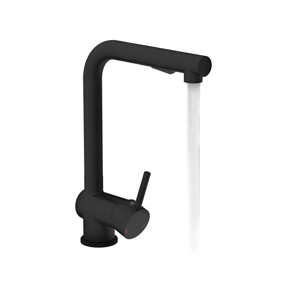Βρύση νεροχύτη κουζίνας, COOL, ματ μαύρο