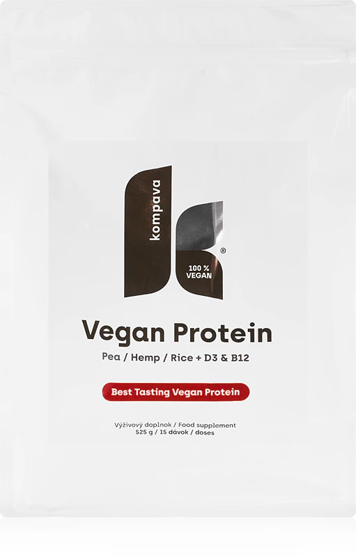Suplemento alimentar Kompava Vegan Protein, proteína vegana