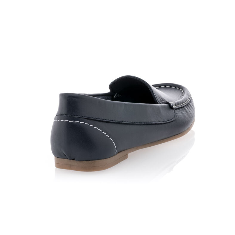 Blaue Damen-Loafer/Bootsschuhe