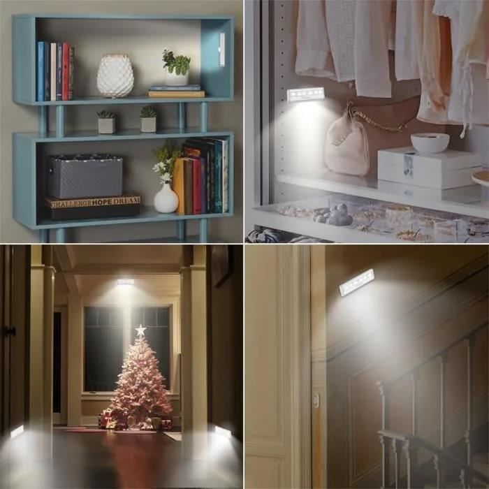 lámparas con sensor de movimiento, luz nocturna automática, luz para armario, luz para escaleras, luz para gabinetes, luz nocturna