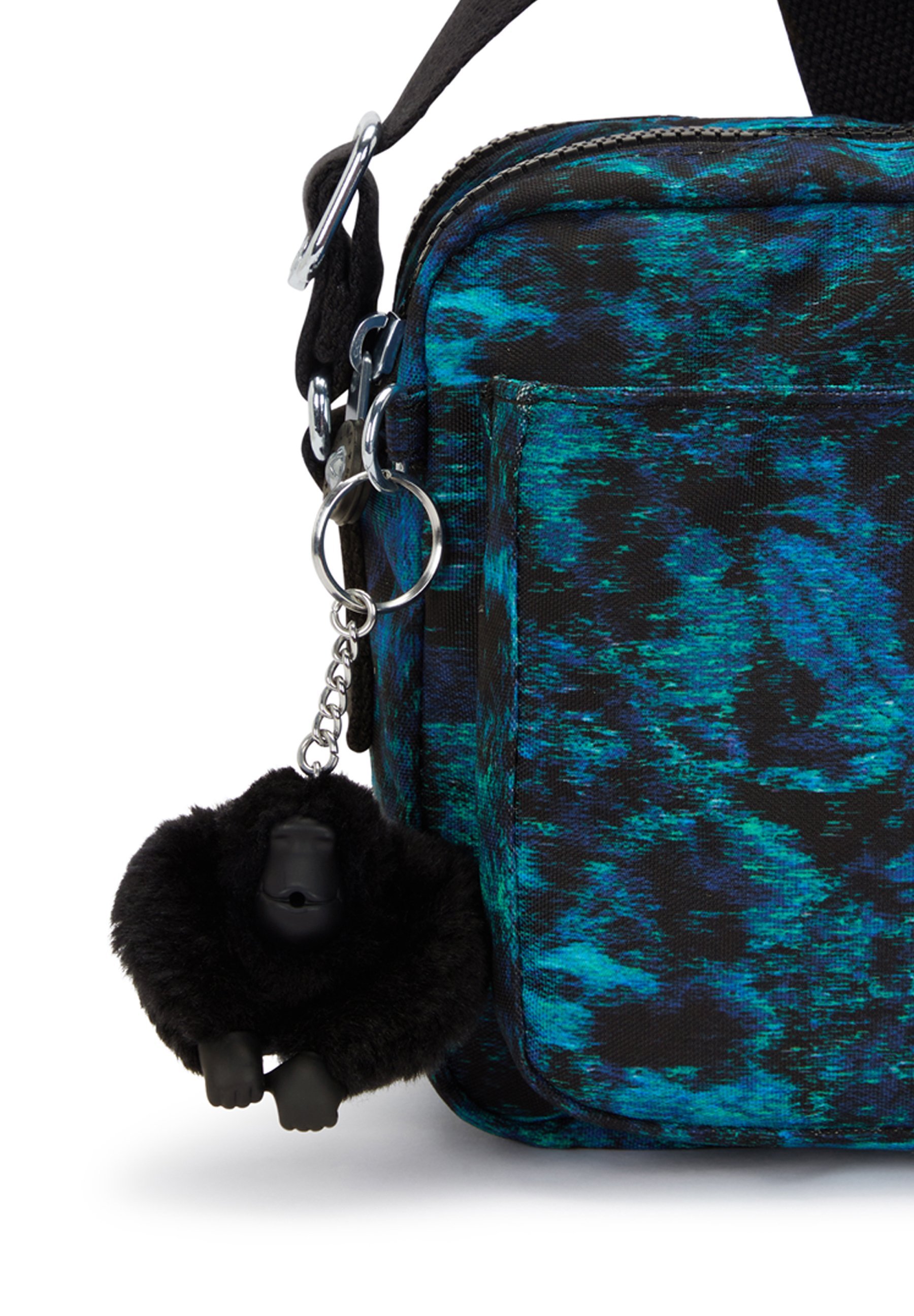 Kipling schoudertas - een mix van blauwtinten