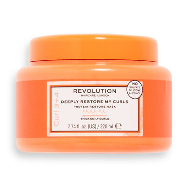 Revolution Haircare Deeply My Curls gjenopprettende hårmaske 200 ml