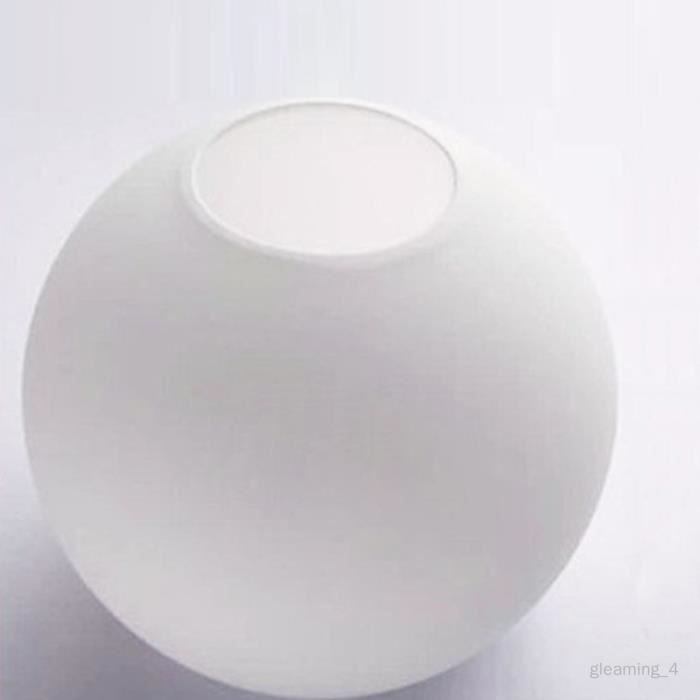 Pantalla de lámpara - Cristal - 10 cm - Blanca - Contemporánea - Diseño elegante