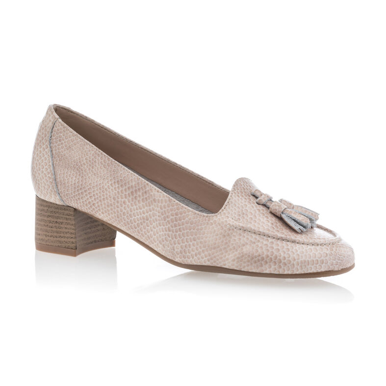 Mocassins / chaussures bateau Femme Beige