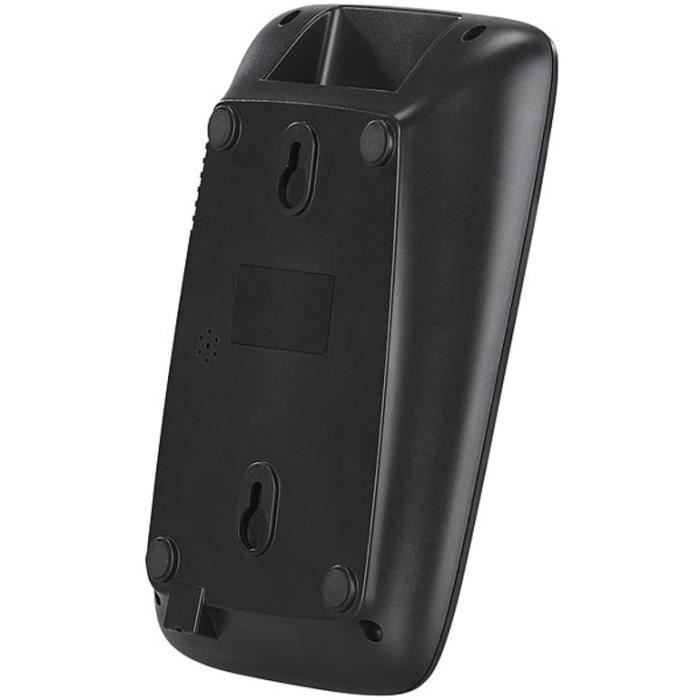 Teléfono fijo para personas mayores con marcación rápida y manos libres XLF-30 - SimValley - Negro