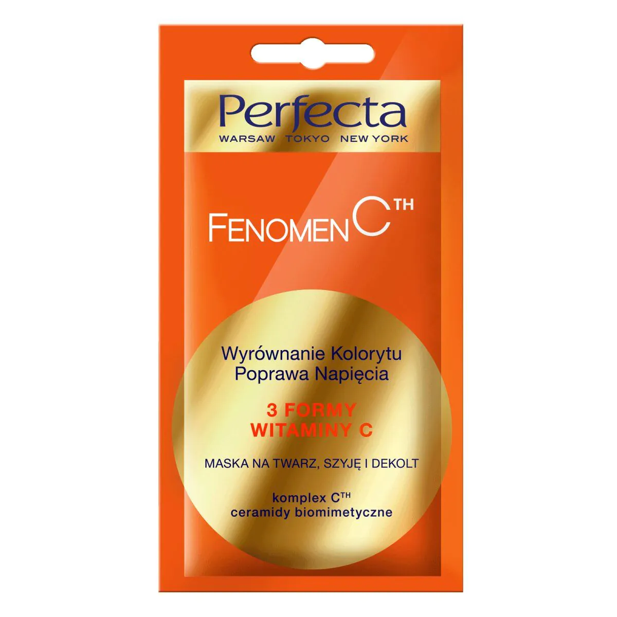 Perfecta Beauty Fenomen C Maska wyrównanie kolorytu, poprawa napięcia 8ml