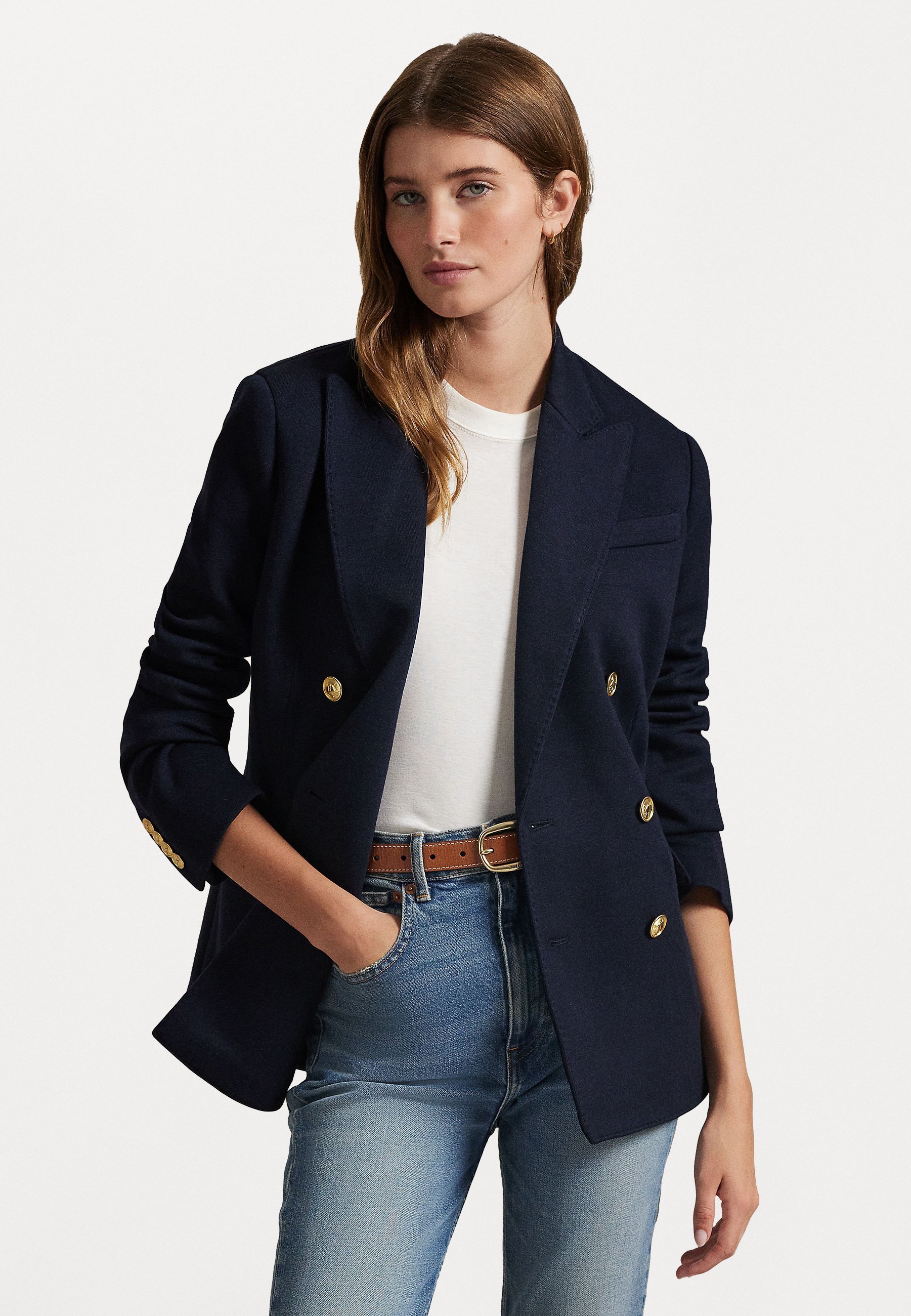 Polo Ralph Lauren Zweireiher-Strickblazer - Blazer - Park Avenue Navy