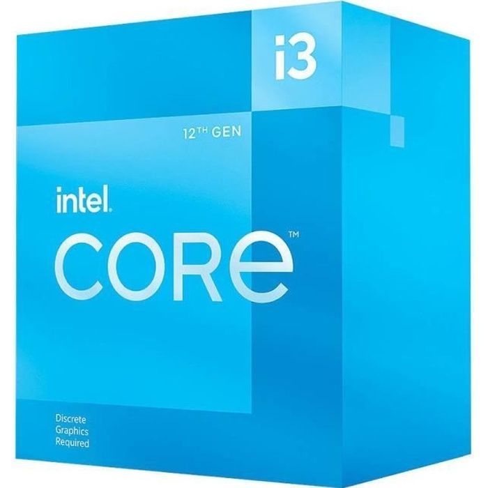 Processore - INTEL - Core i3-12100 - 12 MB di cache, fino a 4,30 GHz (BX8071512100)