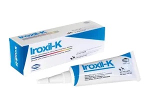 SLAIS Iroxil-K Wundheilungsgel für Hunde und Katzen zur Behandlung äußerer Wunden, 50 ml