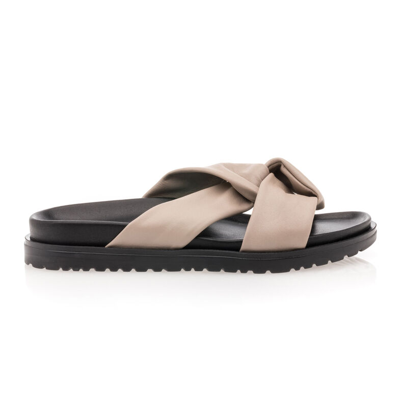 Beige dame mules/træsko