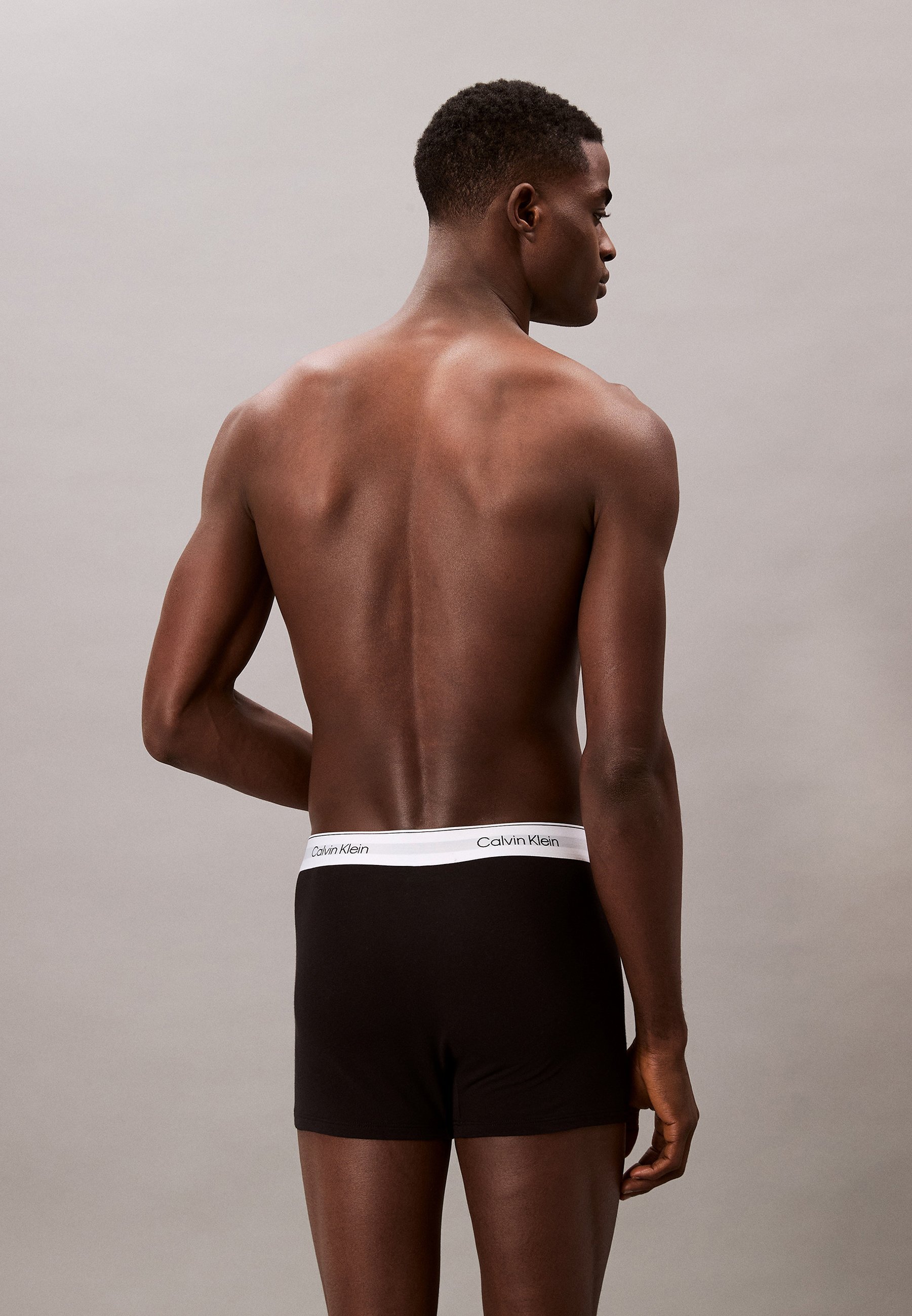 Calvin Klein Underwear RELAXED FIT TRUNK 3 PACK ICON COTTON STRETCH - Pantaloni - black