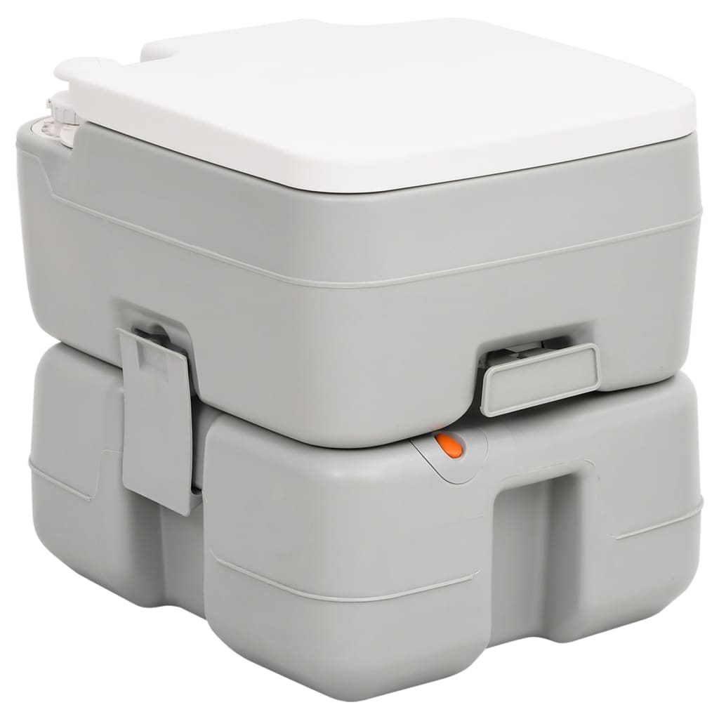 Vidaxl fehér kemping WC és víztartály