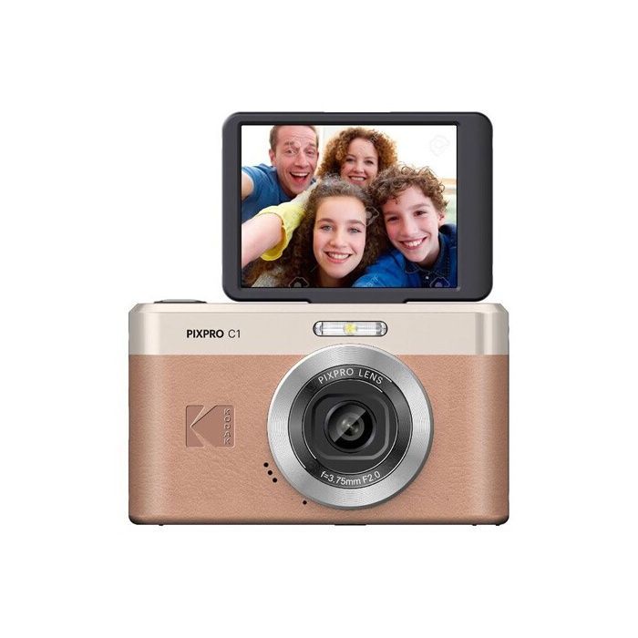 Kodak Pixpro C1 – Appareil Photo Numérique Ultra-Compact, 13MP, Zoom 4X, Écran LCD 2.8