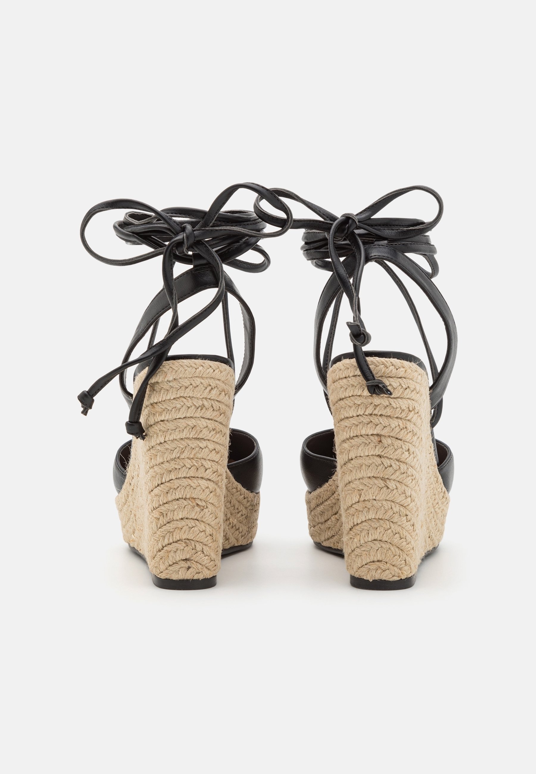 Even&Odd Sandalen mit hohem Absatz in breiter Passform – schwarz