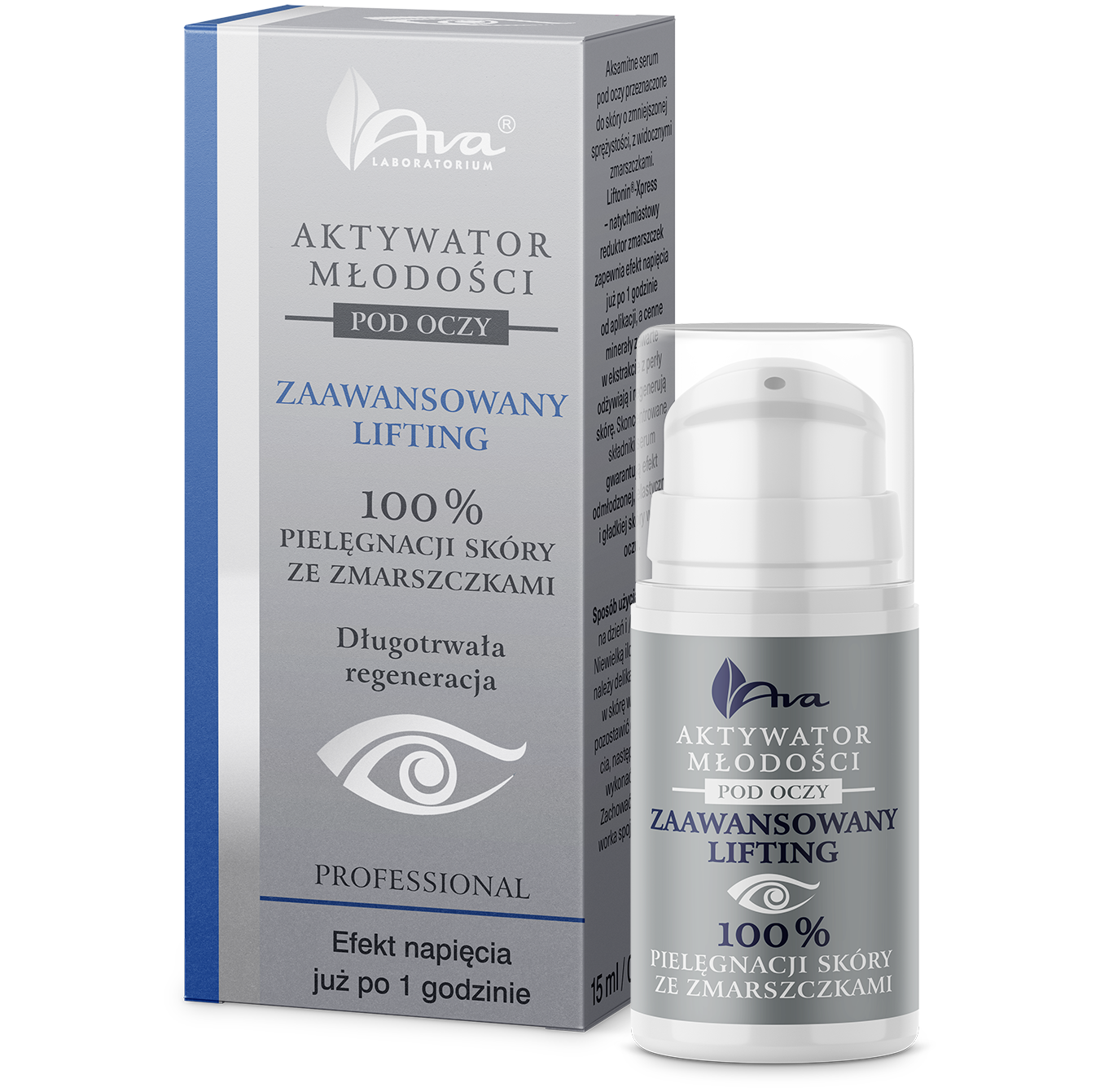 Ava Advanced Lifting 100% ránctalanító bőrápoló 15 ml-es fiatalító aktivátor